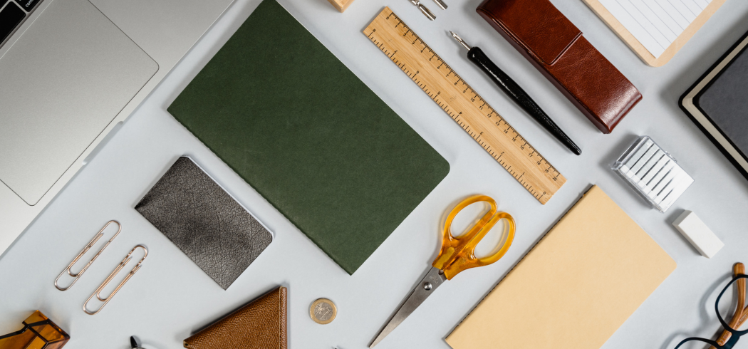 office desk materials.