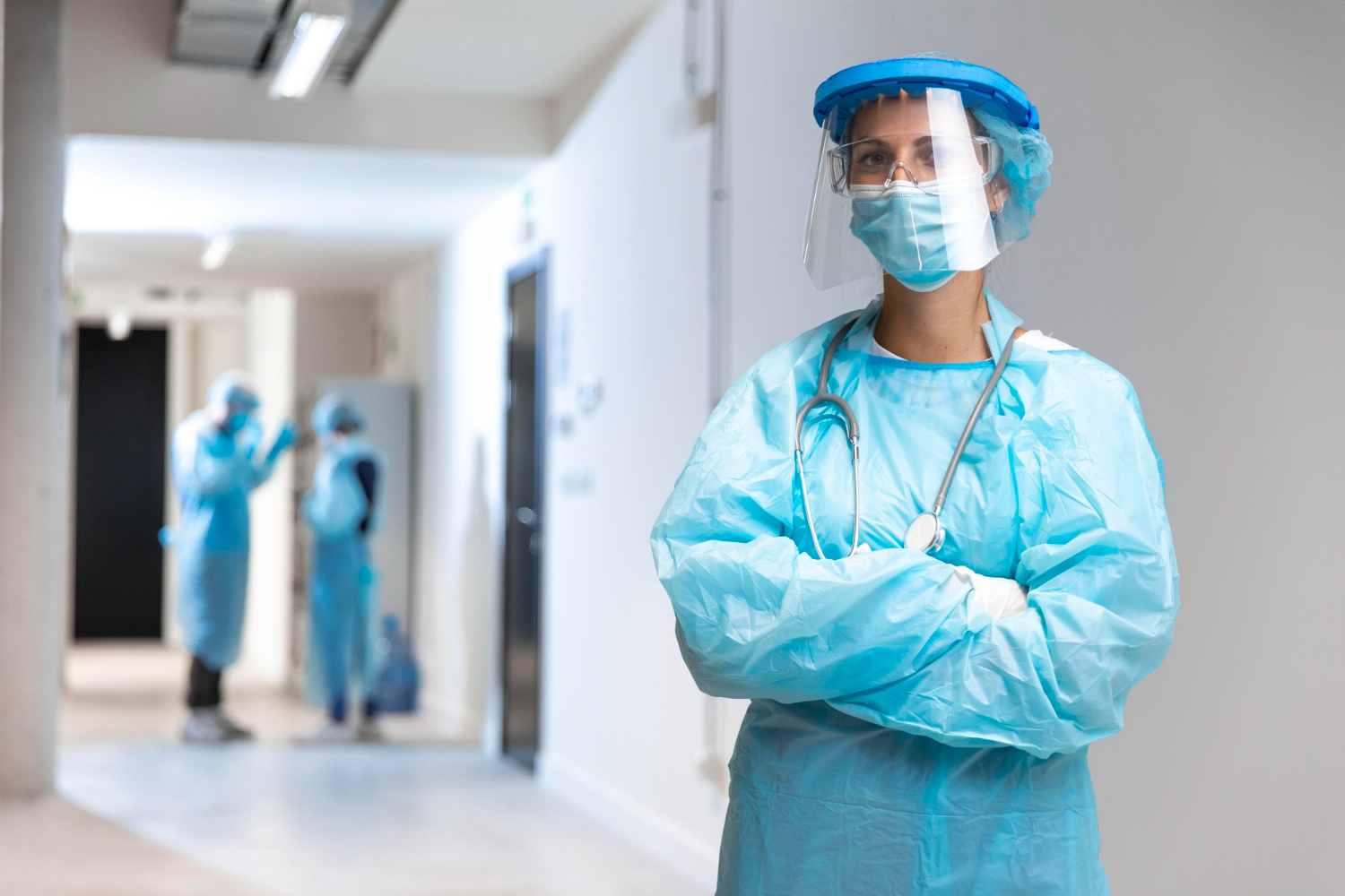 Healthcare worker in PPE