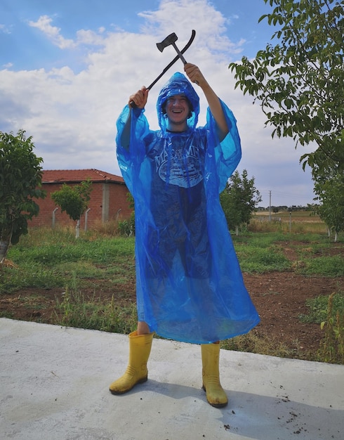 Reusable raincoat