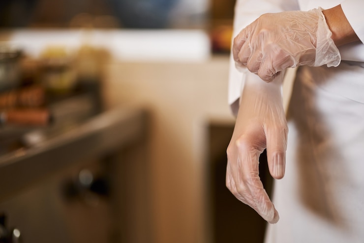 Food‑Handling Vinyl Gloves