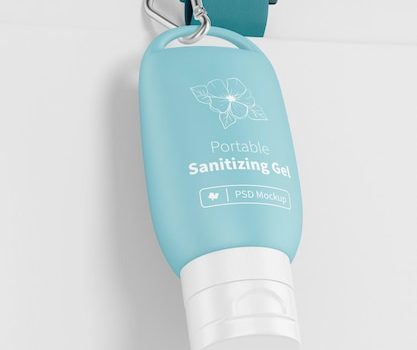 Sanitising gel pocket