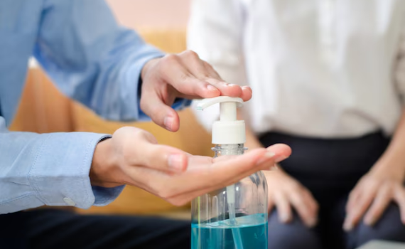 hand sanitiser gel