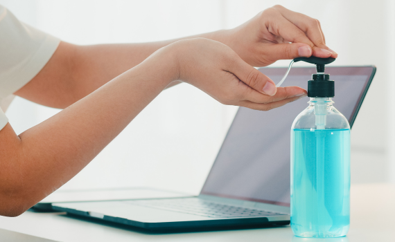 hand sanitiser gel