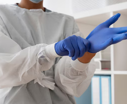 Powder Free Nitrile Gloves Examination