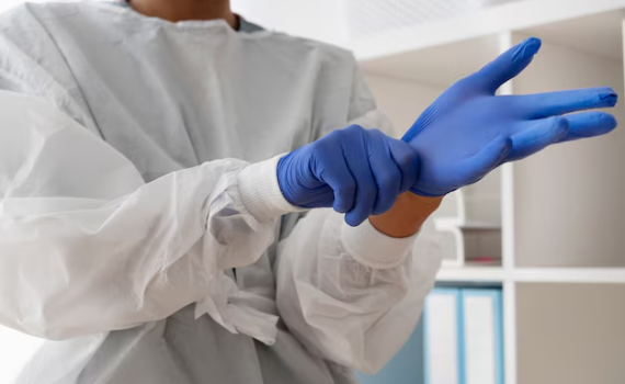 Powder Free Nitrile Gloves Examination