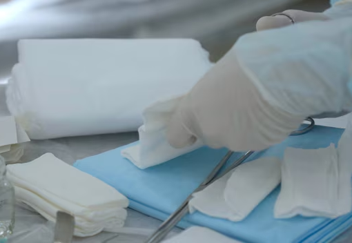 surgical gauze swabs