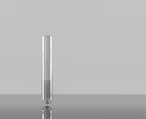 Glass Rimless Test Tube