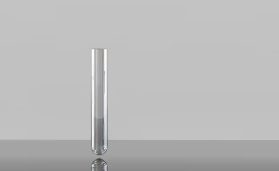 Glass Rimless Test Tube