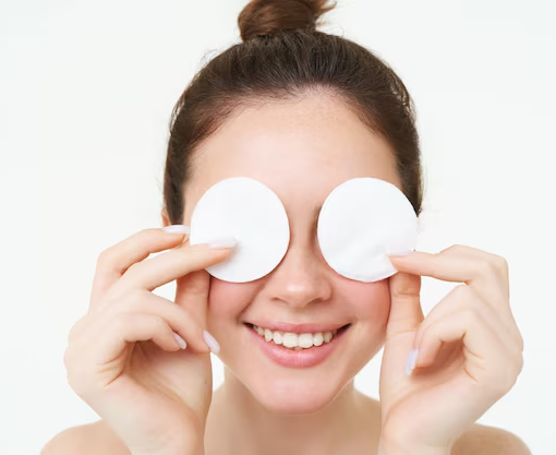 round cotton pads