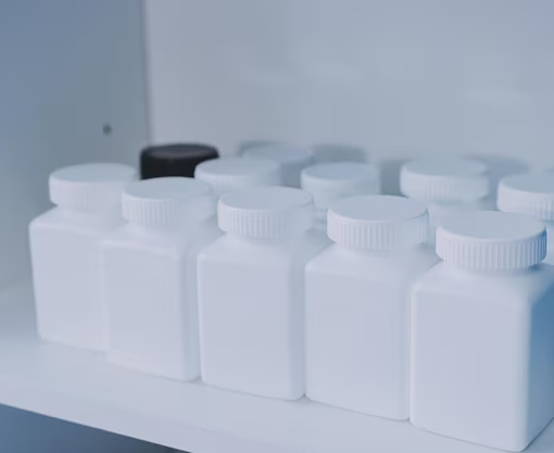 Square Chemical Storage Bottle