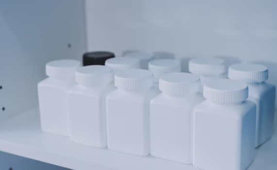 Square Chemical Storage Bottle