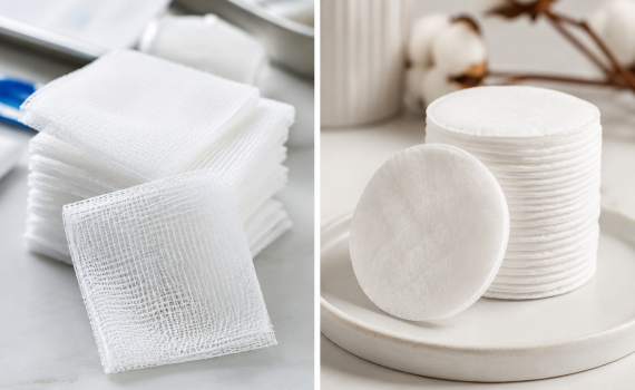 Gauze Swabs and Cotton Pads