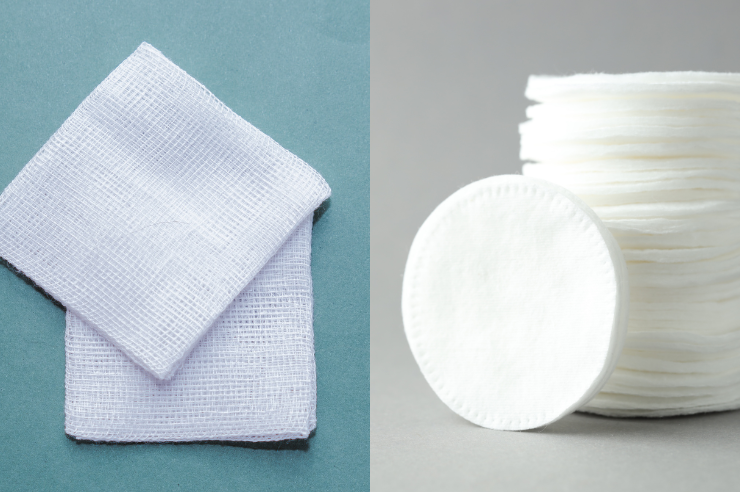 Gauze Swabs and Cotton Pads