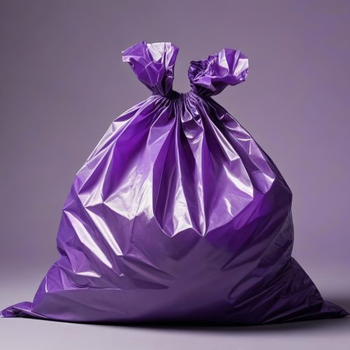 purple cytotoxic waste bag