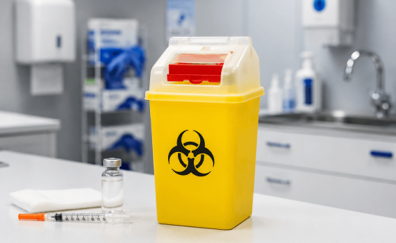 sharps container