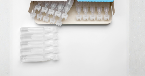 Sterile saline ampoules for wound irrigation