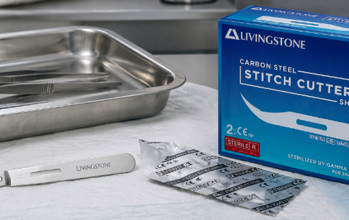 Sterile stitch cutter for suture removal