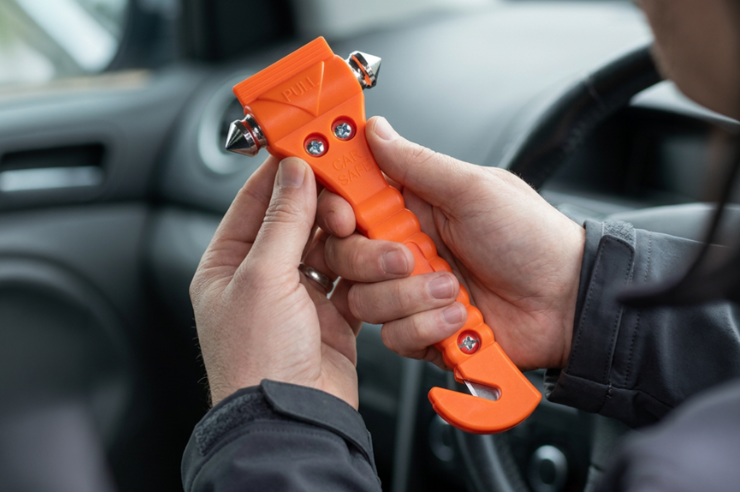 Safety Hammer Seatbelt Cutter