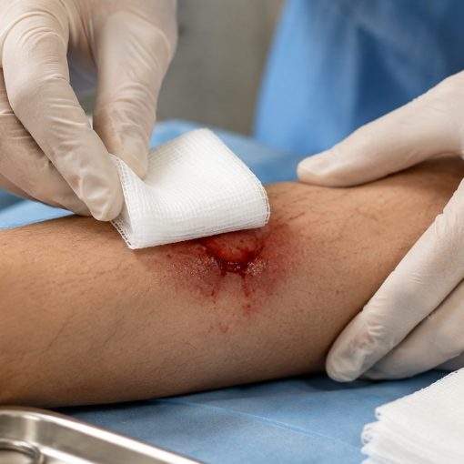 sterile gauze swabs
