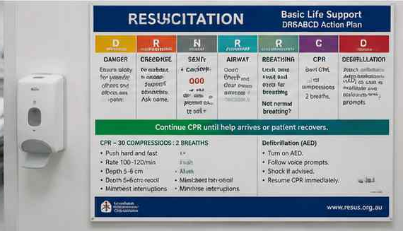  Resuscitation chart in clinic