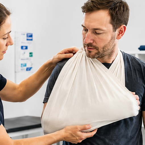 Arm sling injury support