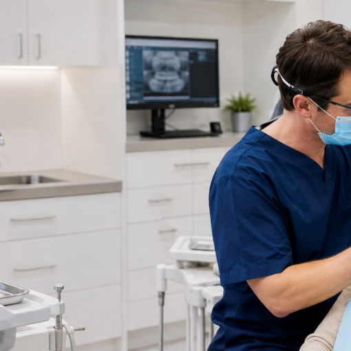 Dental suction during clinical treatment