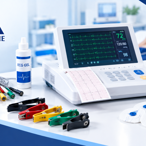 ECG machine and ECG accessories