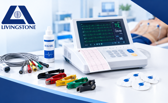 ECG machine and ECG accessories