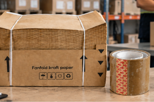 How Fanfold Kraft Paper Improves Sustainable Packaging Workflows