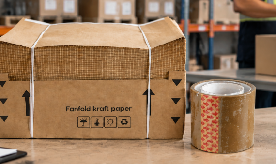 How Fanfold Kraft Paper Improves Sustainable Packaging Workflows