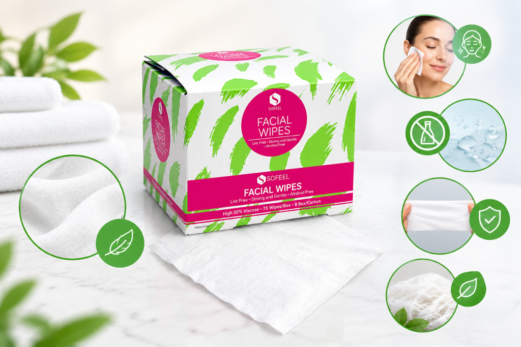 Lint-Free Facial Wipes