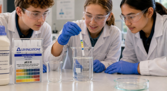 How Do Universal pH Indicator Strips Measure pH? Exploring Citric Acid in School Science