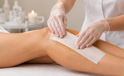 Strip waxing routine with post-wax aftercare and ingrown-hair prevention for professional and home use