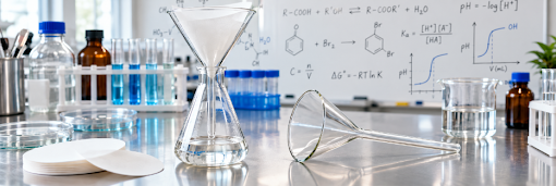 Choosing the right filter paper size for a funnel